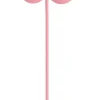 TrendLine Gartenstecker Blume Frühling Metall Ø 8 x 35 cm pink