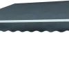 TrendLine Gelenkarm-Markise 4 x 2,5 m anthrazit-weiß