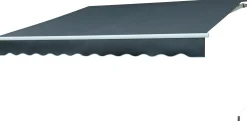 TrendLine Gelenkarm-Markise 4 x 2,5 m anthrazit-weiß