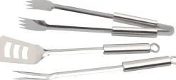 TrendLine Grillbesteck Edelstahl 3 teilig