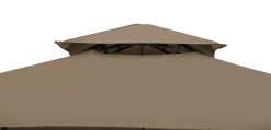 TrendLine Grillpavillon BBQ 250 x 240 cm khaki