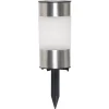 TrendLine LED Solarleuchte Edelstahl, ca. 21 cm hoch