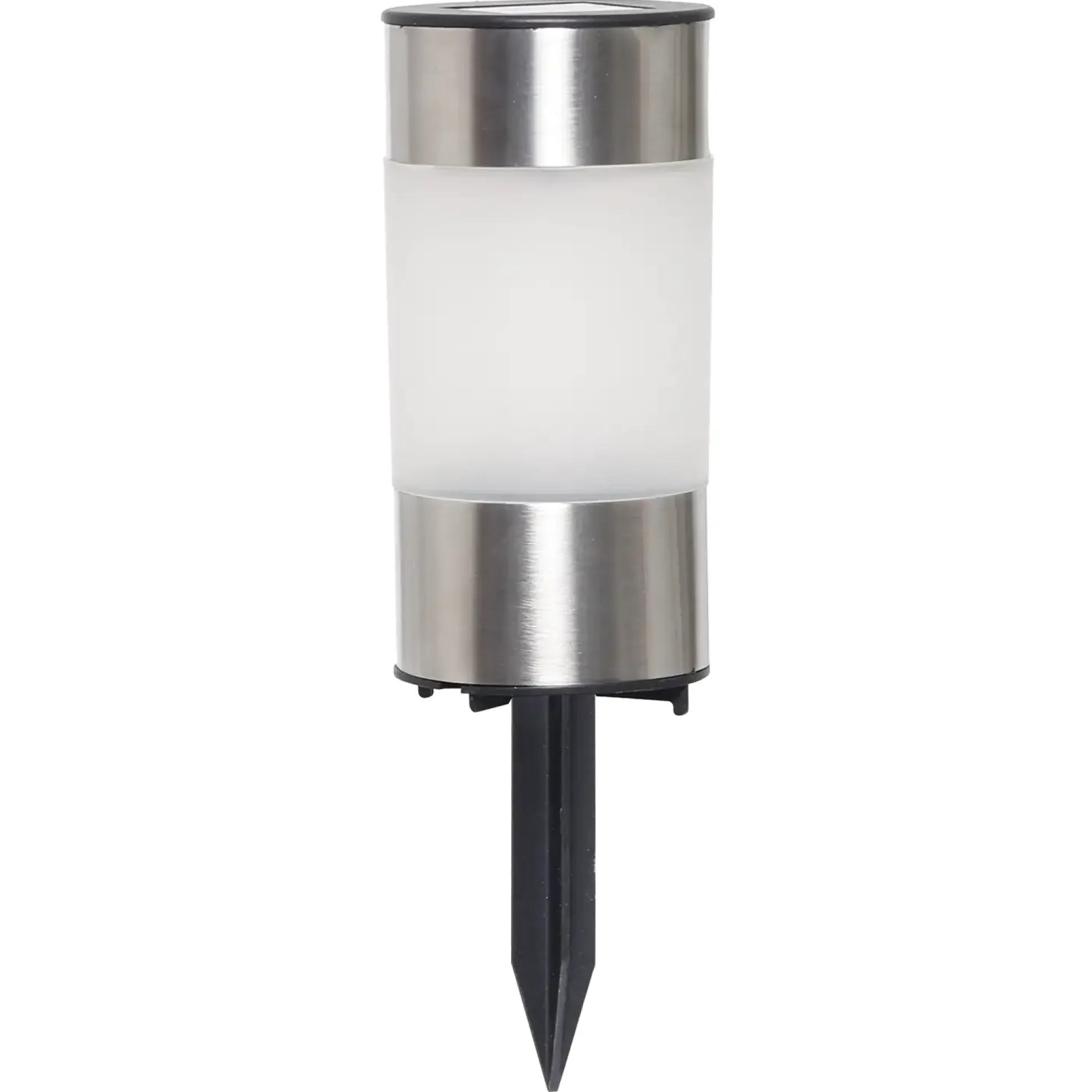 TrendLine LED Solarleuchte Edelstahl, ca. 21 cm hoch