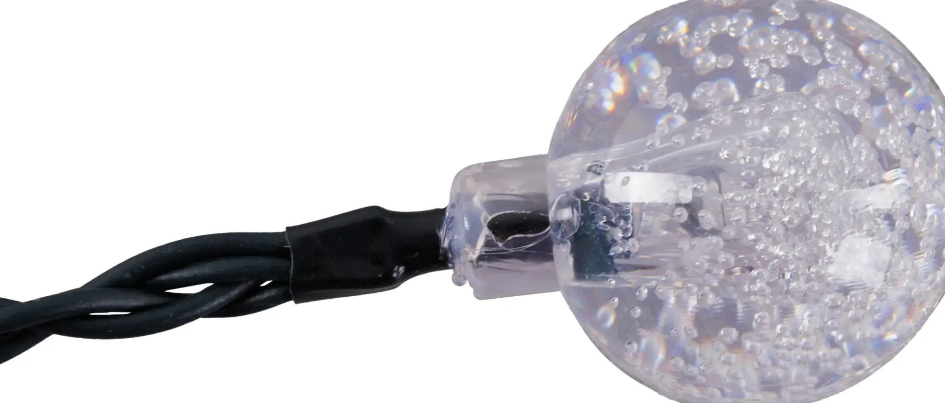 TrendLine LED-Lichterkette Kugeln Außen 2,7 m warmweiß mit Timer