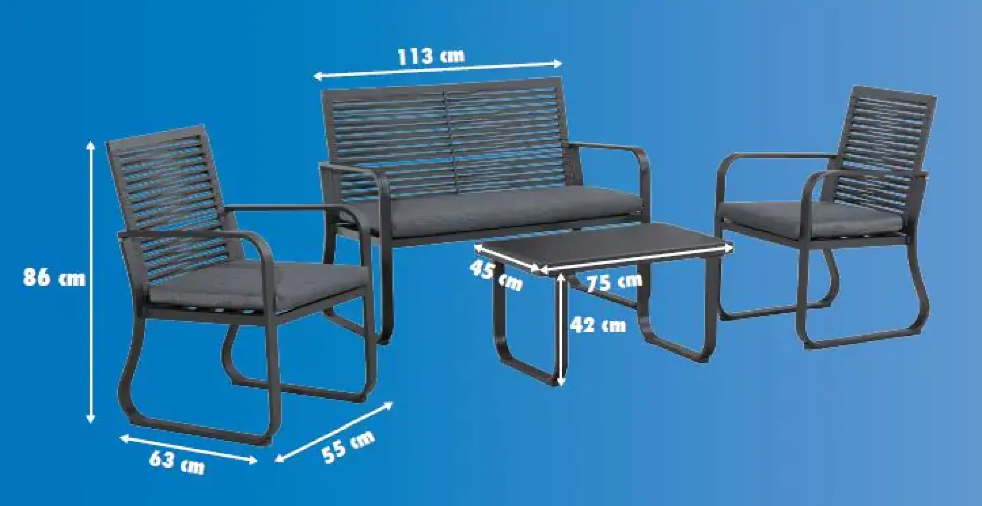 TrendLine Lounge Set Bari