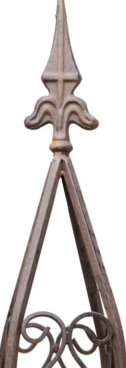 TrendLine Metallobelisk 121 cm braun antik