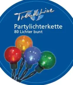 TrendLine Partylichterkette 80 Lichter bunt
