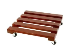TrendLine Pflanzenroller Akazie 35 x 35 cm