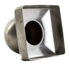 TrendLine Pfostenkappe Edelstahl mit Kugel 70 x 70 mm