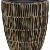 TrendLine Polyrattan Pflanztopf Ø21x24cm mit Einsatz