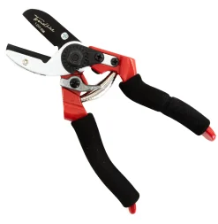 TrendLine Profi-Amboss Gartenschere 20 cm schwarz-rot