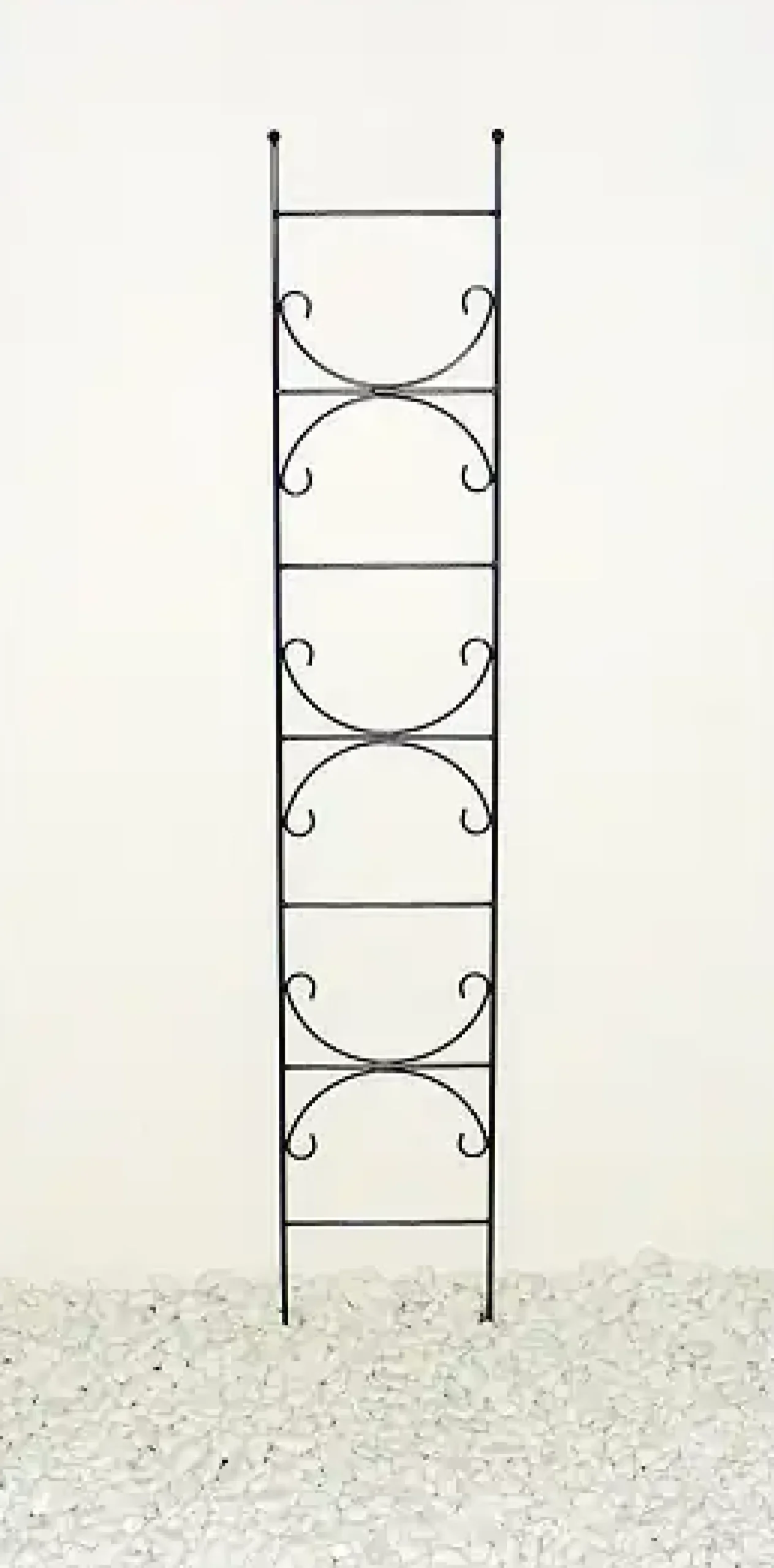 TrendLine Rankhilfe Metall 180 cm dunkelgrau