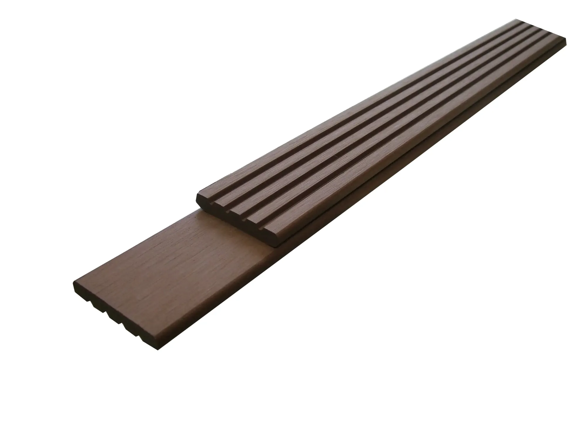 TrendLine Seitenpaneel WPC 300 x 6 x 0,8 cm braun