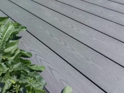 TrendLine Terrassendiele WPC 300 x 14,5 x 2,1 cm grau glatt