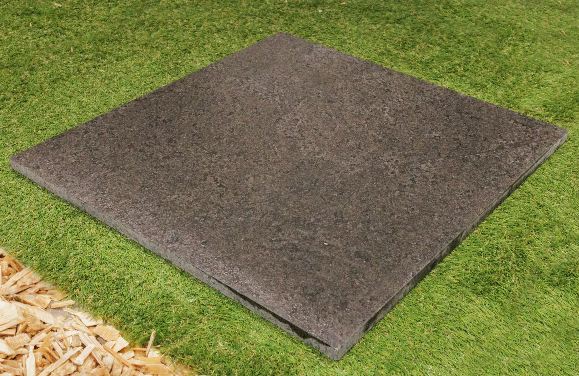 TrendLine Terrassenplatte Carbon Black 60 x 60 x 2 cm schwarz