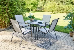 TrendLine Tisch Rio anthrazit Ø 96 cm,