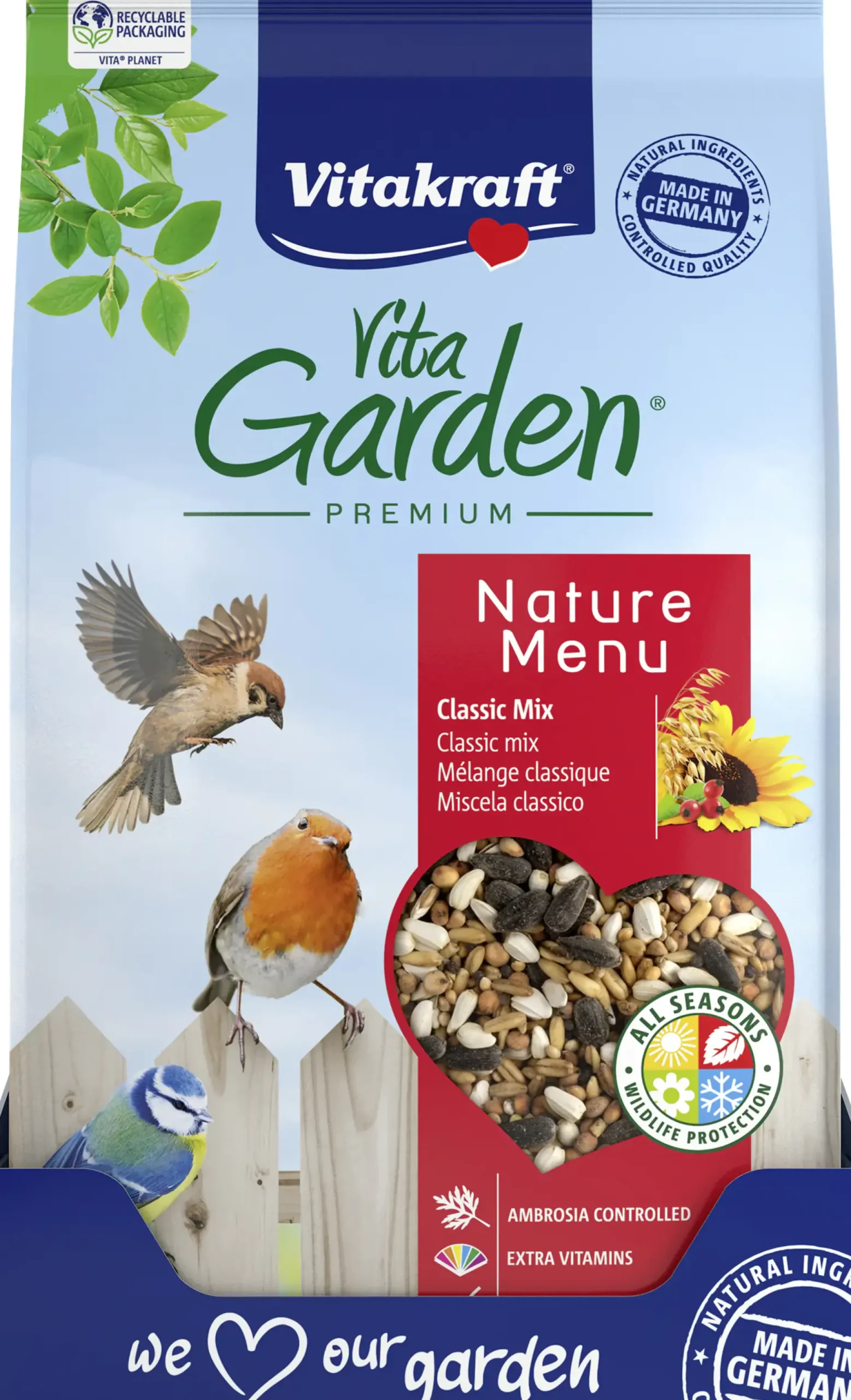Vitakraft VitaGarden® Classic-Mix 1kg GVO 1 kg
