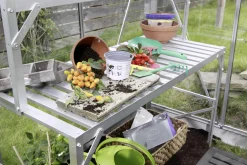 Vitavia Alutisch 121 x 54 x 76 cm aluminium 1 Ablage