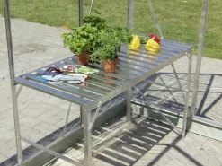 Vitavia Alutisch 121 x 54 x 76 cm aluminium 1 Ablage