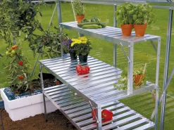 Vitavia Alu-Tischaufsatz 121 x 28 x 39 cm aluminium