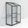 Vitavia Anlehngewächshaus Styx 900 65 x 130 cm 3 mm ESG