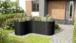 Vitavia Erweiterung Curve zu Hochbeet 858 86 cm schwarz