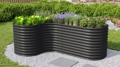 Vitavia Erweiterung Curve zu Hochbeet 858 86 cm schwarz