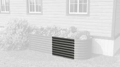 Vitavia Erweiterung Stretched zu Hochbeet 630 80 x 63 cm schwarz