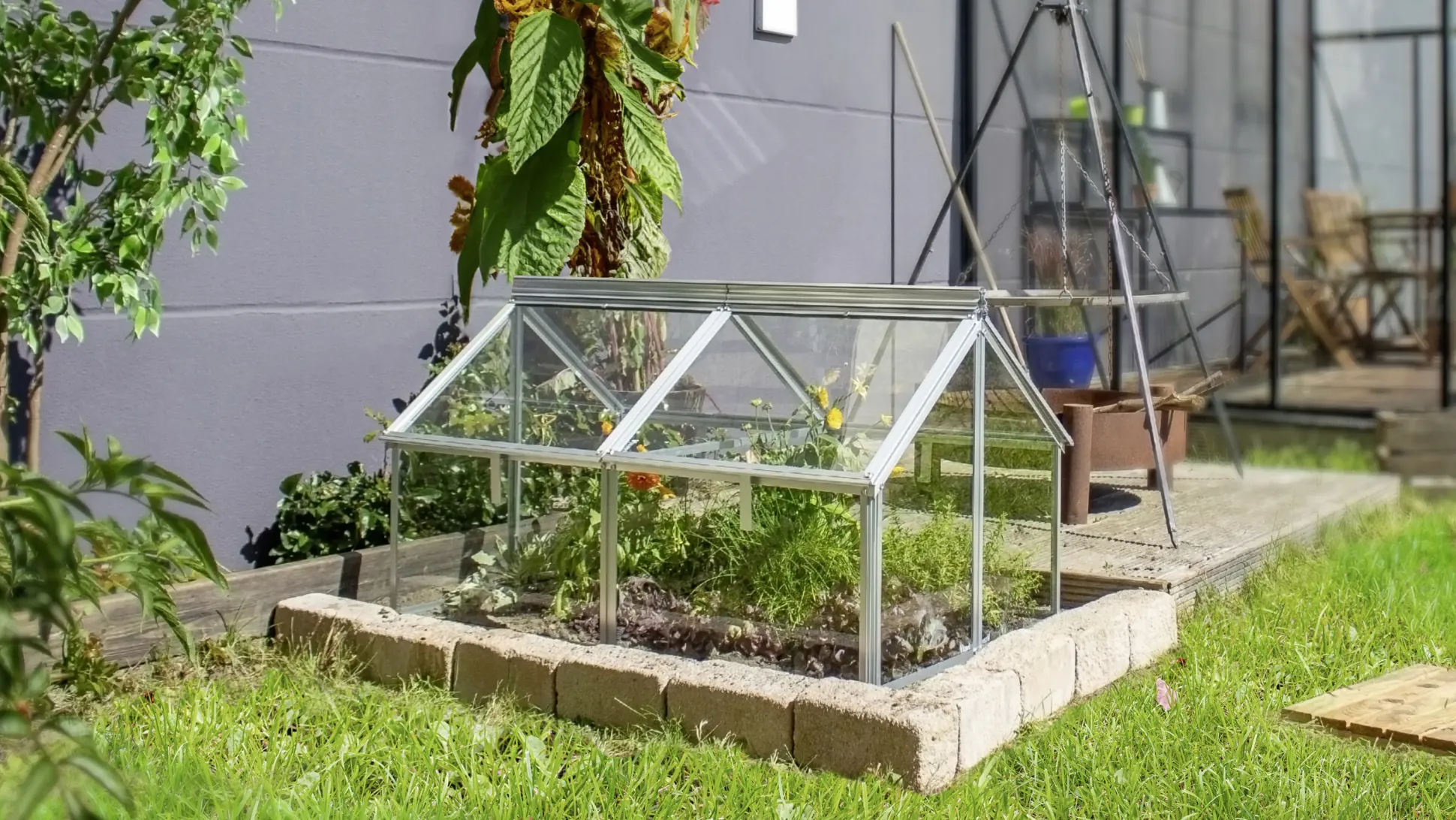 Vitavia Frühbeet Gaia Jumbo ESG 119 x 83 x 72 cm