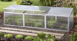 Vitavia Frühbeet Gaia 3X 53 x 180 cm inkl. 3 Dachfenstern