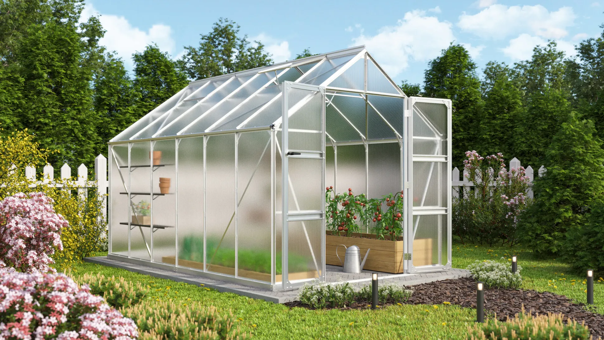 Vitavia Gewächshaus Domus 9900 257 x 386 cm 6 mm HPK