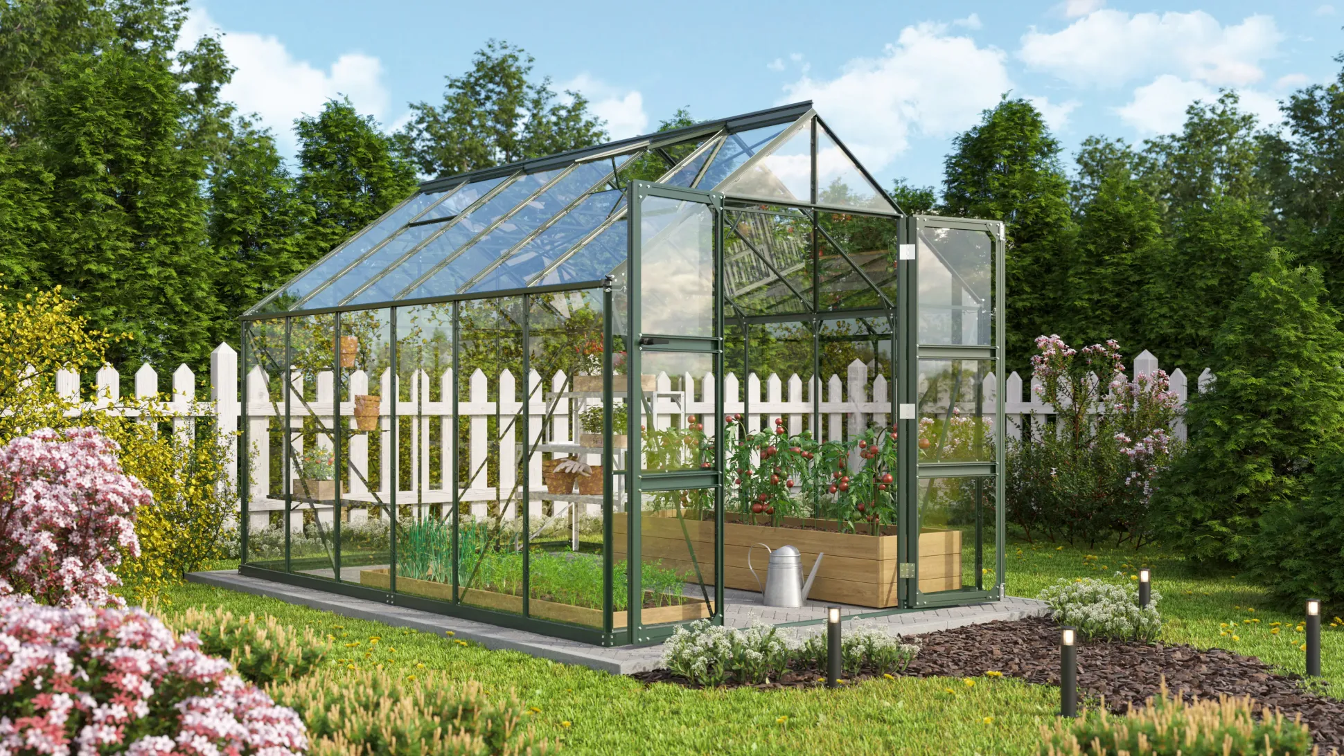 Vitavia Gewächshaus Domus 9900 257 x 386 cm 3 mm ESG