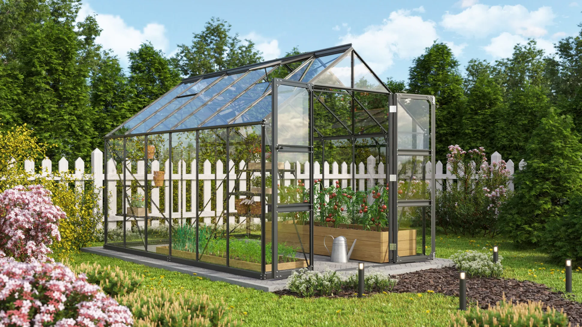 Vitavia Gewächshaus Domus 9900 257 x 386 cm 3 mm ESG