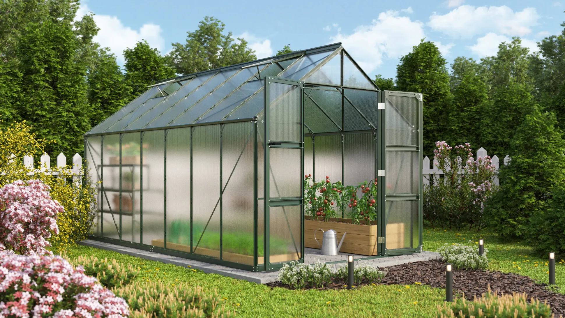 Vitavia Gewächshaus Domus 11500 257 x 448 cm 6 mm HPK