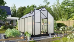 Vitavia Gewächshaus Eos 7500 HKP 6 mm schwarz 377 x 197 cm