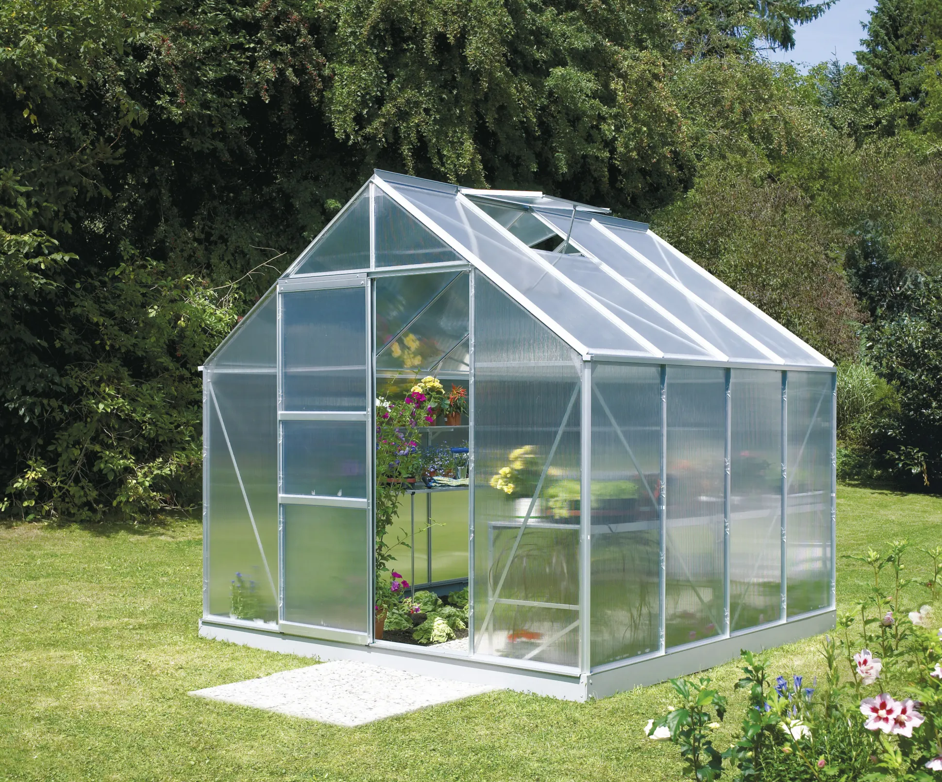 Vitavia Gewächshaus Merkur 6700 254 x 254 cm 4 mm HPK