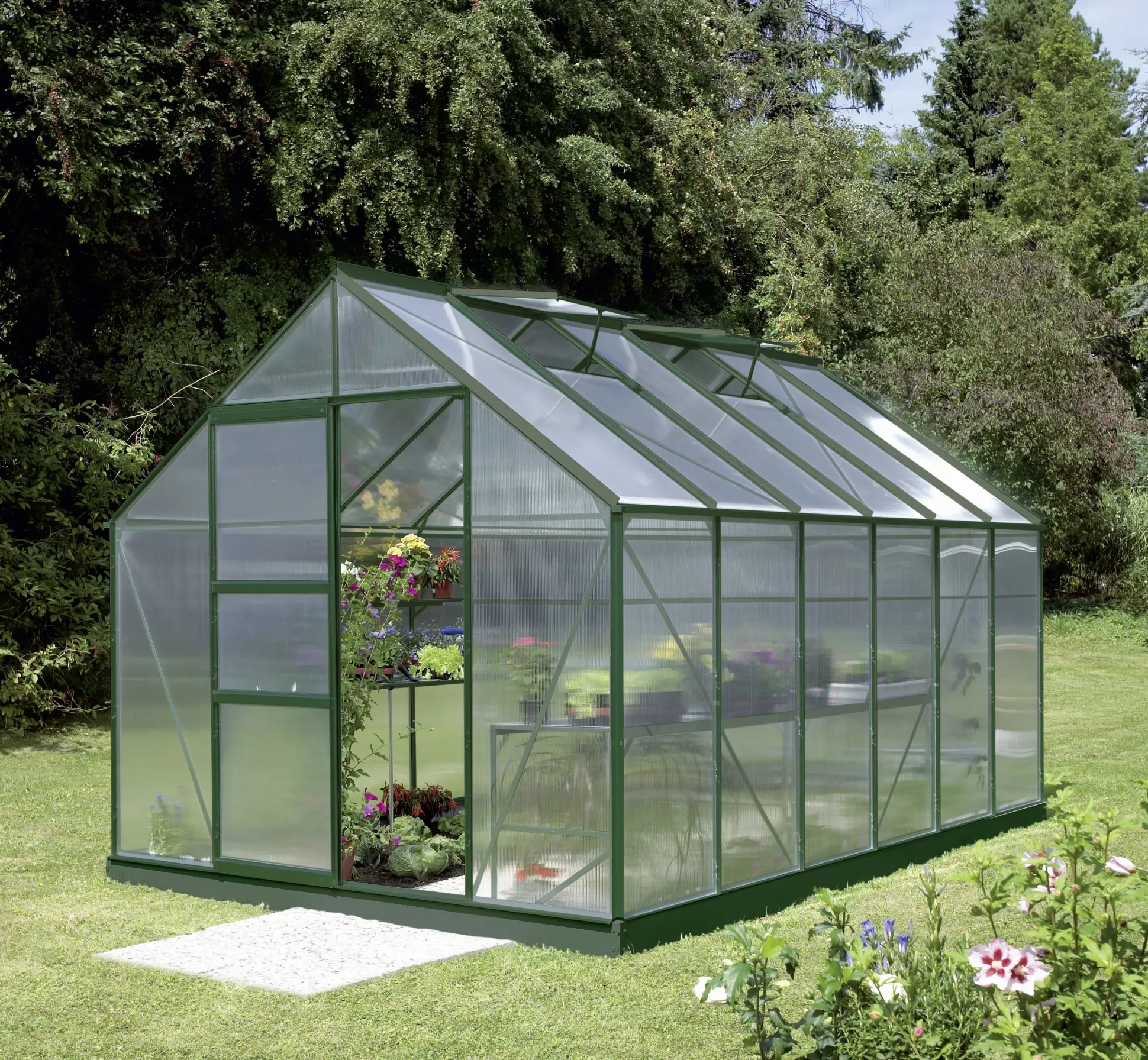 Vitavia Gewächshaus Merkur 9900 254 x 379 cm 4 mm HPK