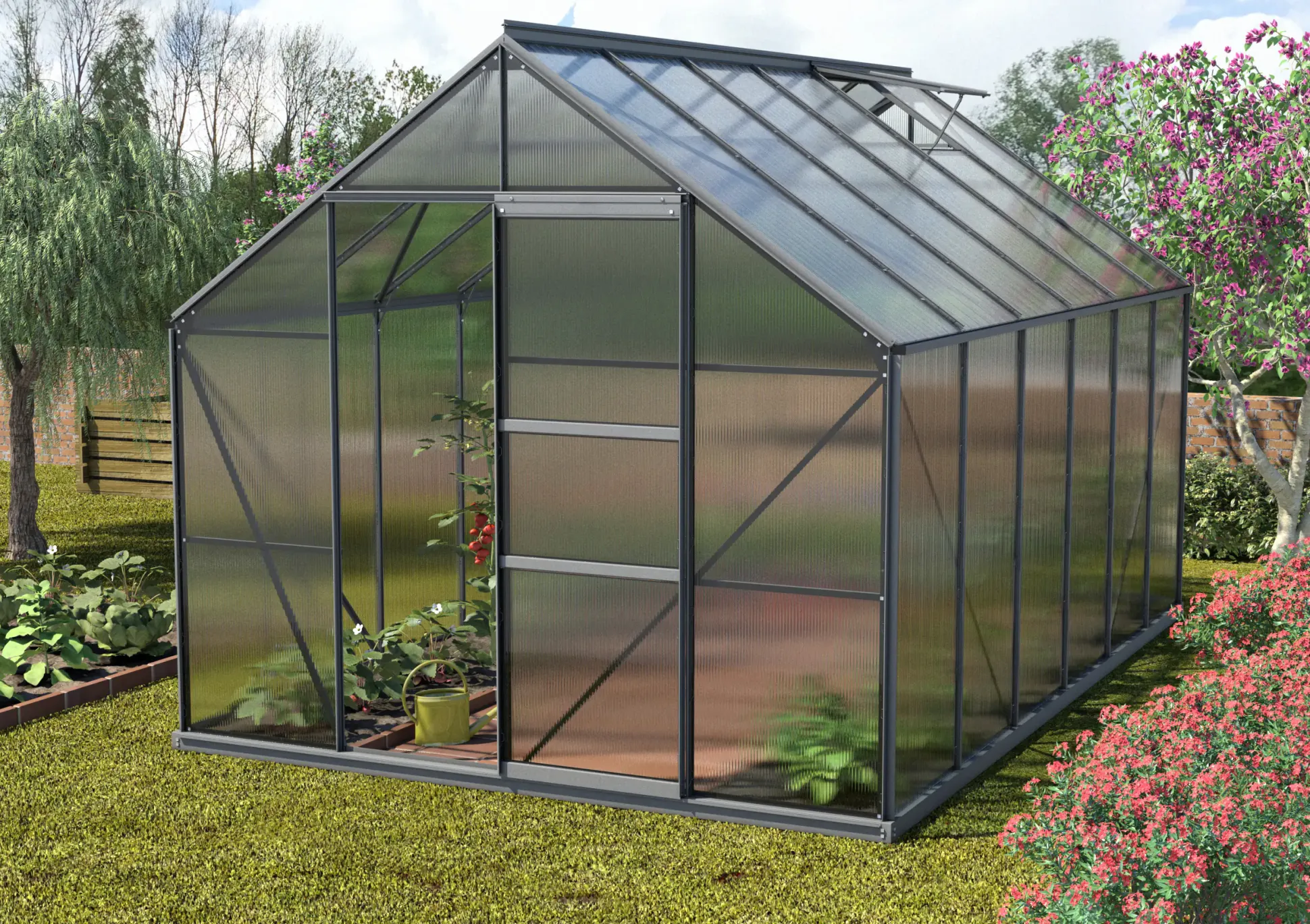 Vitavia Gewächshaus Merkur 9900 254 x 379 cm 4 mm HPK