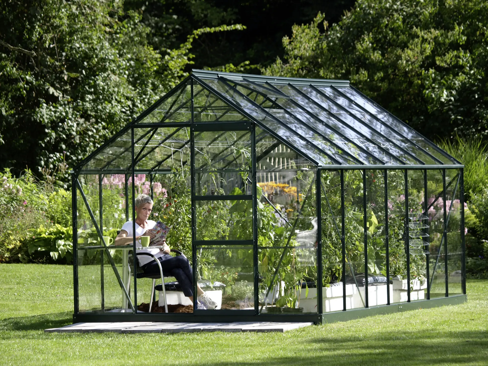 Vitavia Gewächshaus Merkur 11500 254 x 441 cm 3 mm ESG
