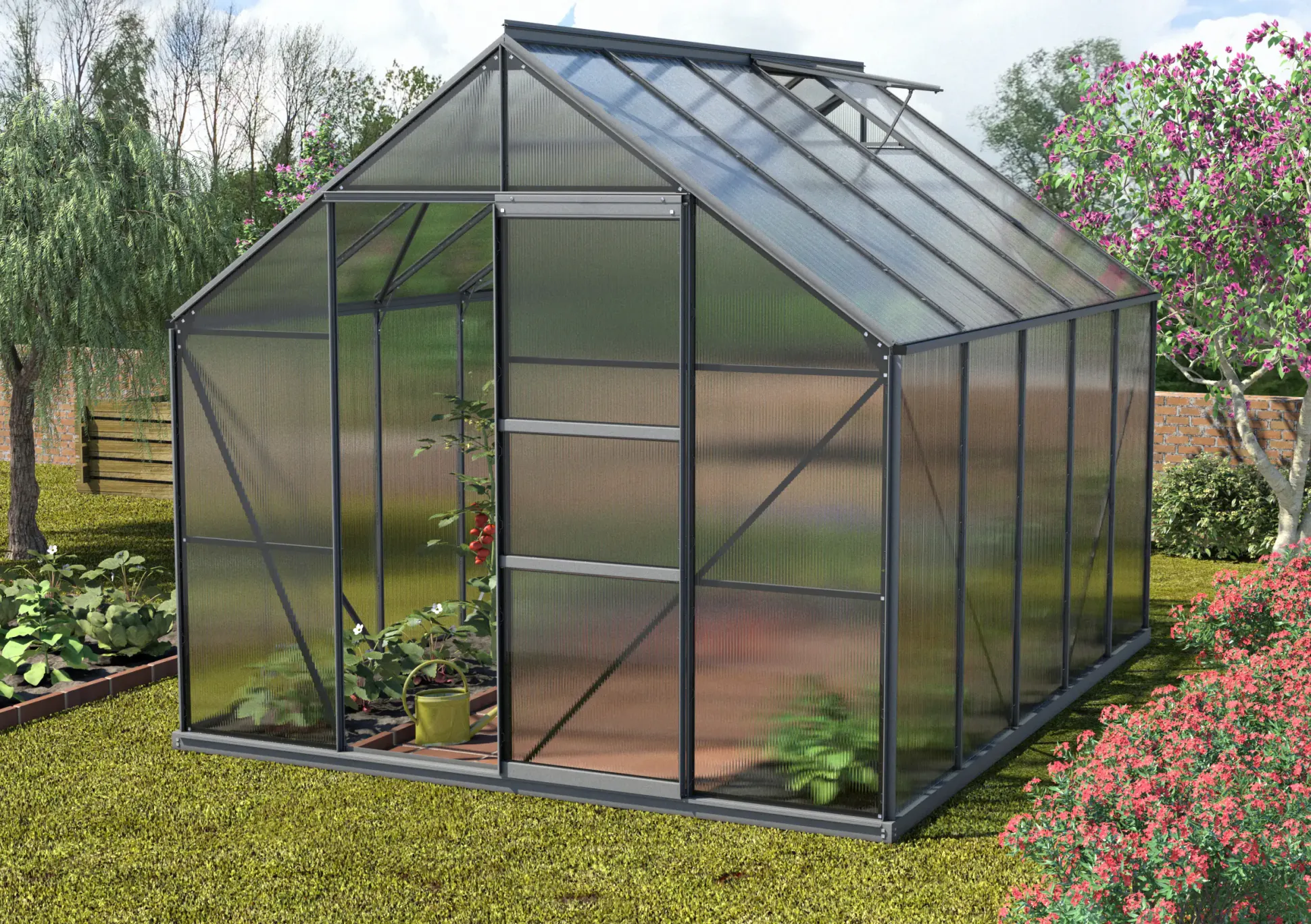 Vitavia Gewächshaus Merkur 9900 254 x 379 cm 6 mm HPK
