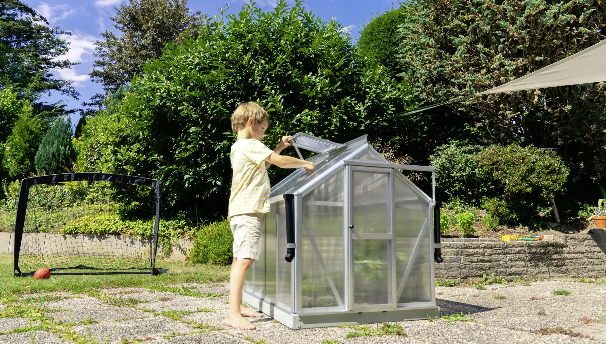 Vitavia Gewächshaus Merlin Alu 87 x 111 cm