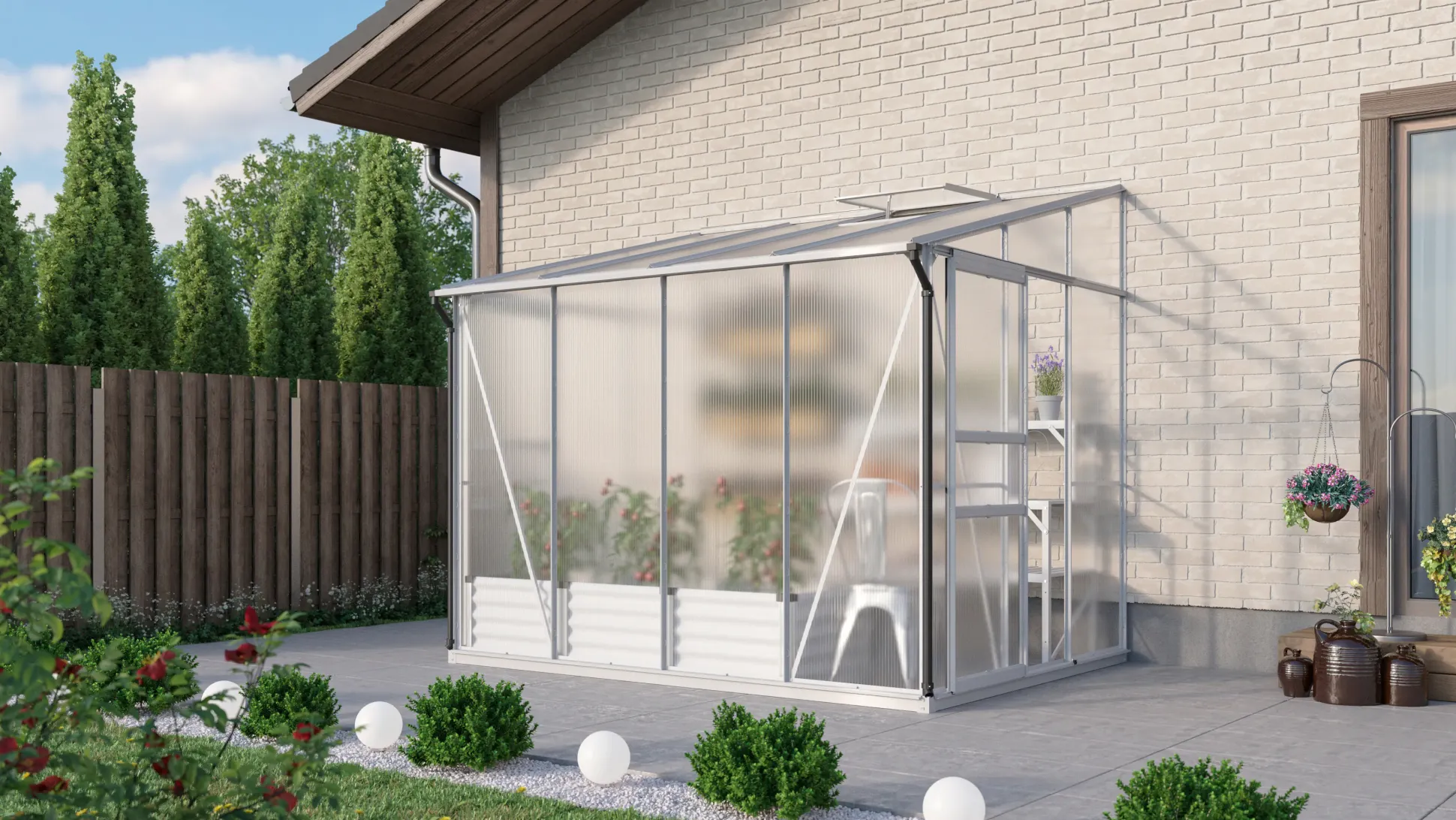 Vitavia Gewächshaus Osiris 5200 201 x 262 cm 6 mm HPK