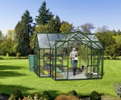 Vitavia Gewächshaus Sirona 13000 ESG 3 mm 381 x 381 cm