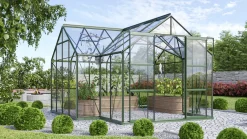 Vitavia Gewächshaus Sirona 13000 ESG 3 mm 381 x 381 cm