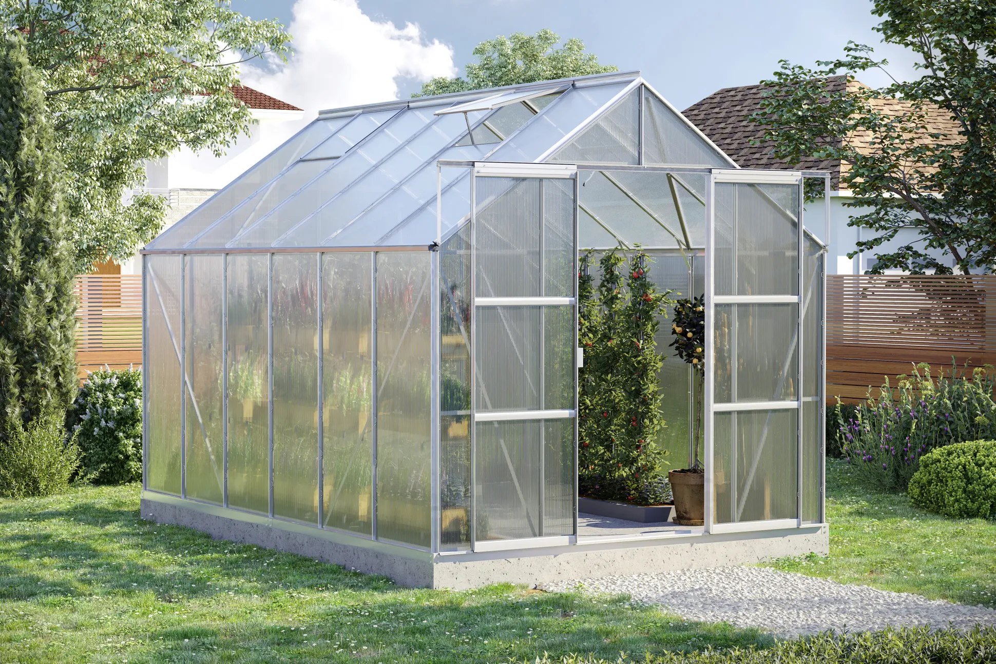 Vitavia Gewächshaus Uranus 9900 HPK 4 mm 254 x 379 cm