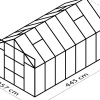 Vitavia Gewächshaus Uranus 11500 ESG 3 mm 254 x 441 cm