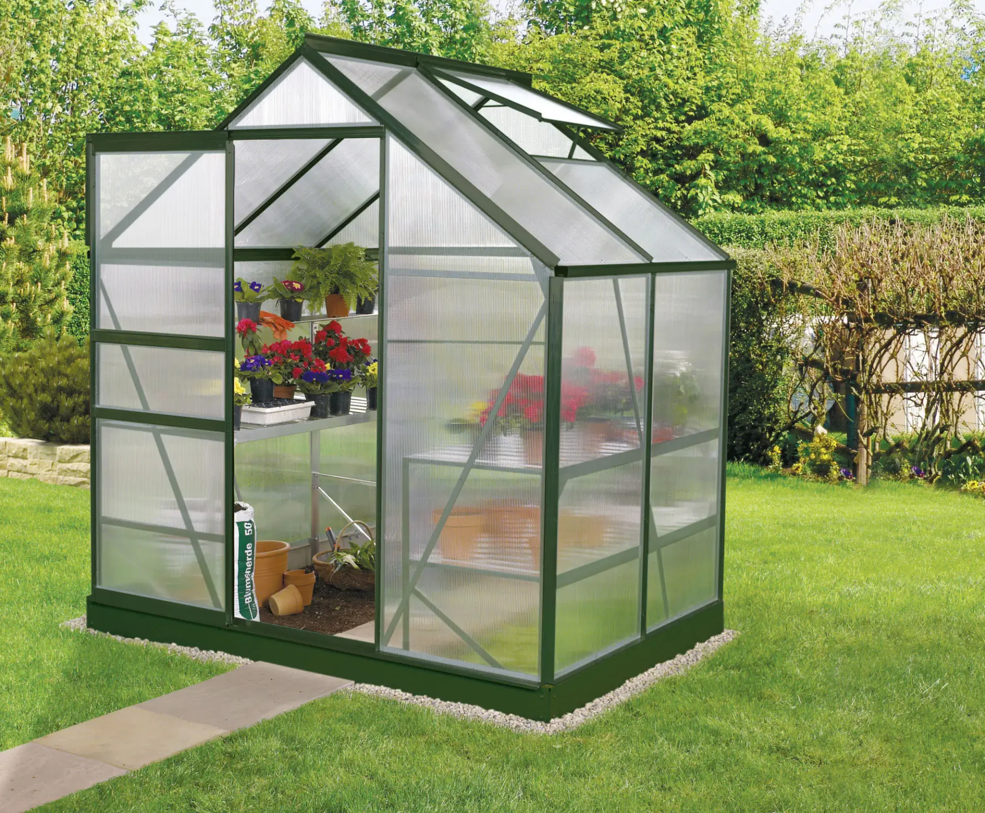 Vitavia Gewächshaus Venus 2500 192 x 130 cm 6 mm HPK