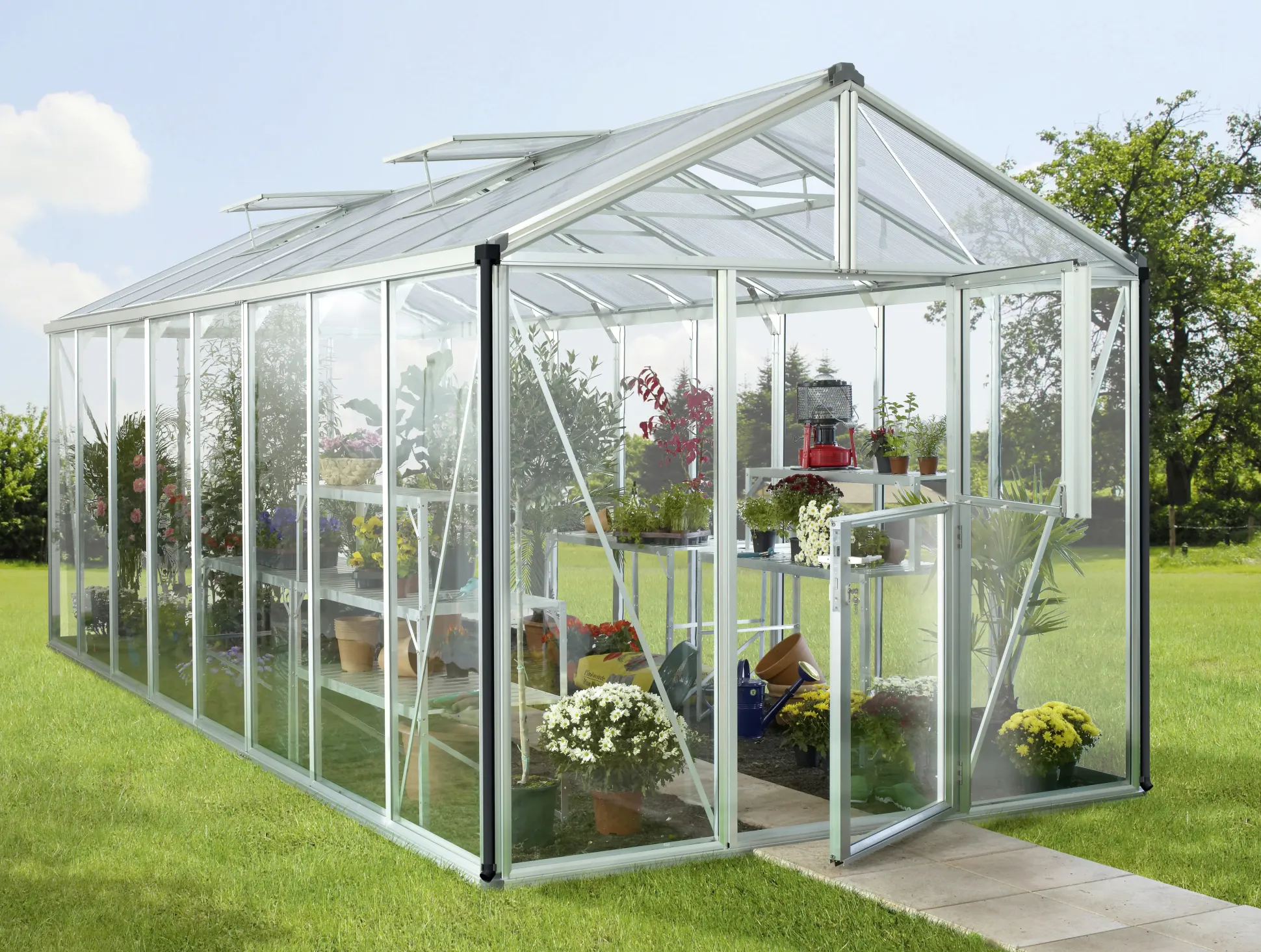 Vitavia Gewächshaus Zeus 15700 ESG 3 mm 266 x 622 cm