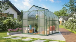 Vitavia Gewächshaus-Set Dione 8300 HKP 4 mm smaragd 254 x 316 cm
