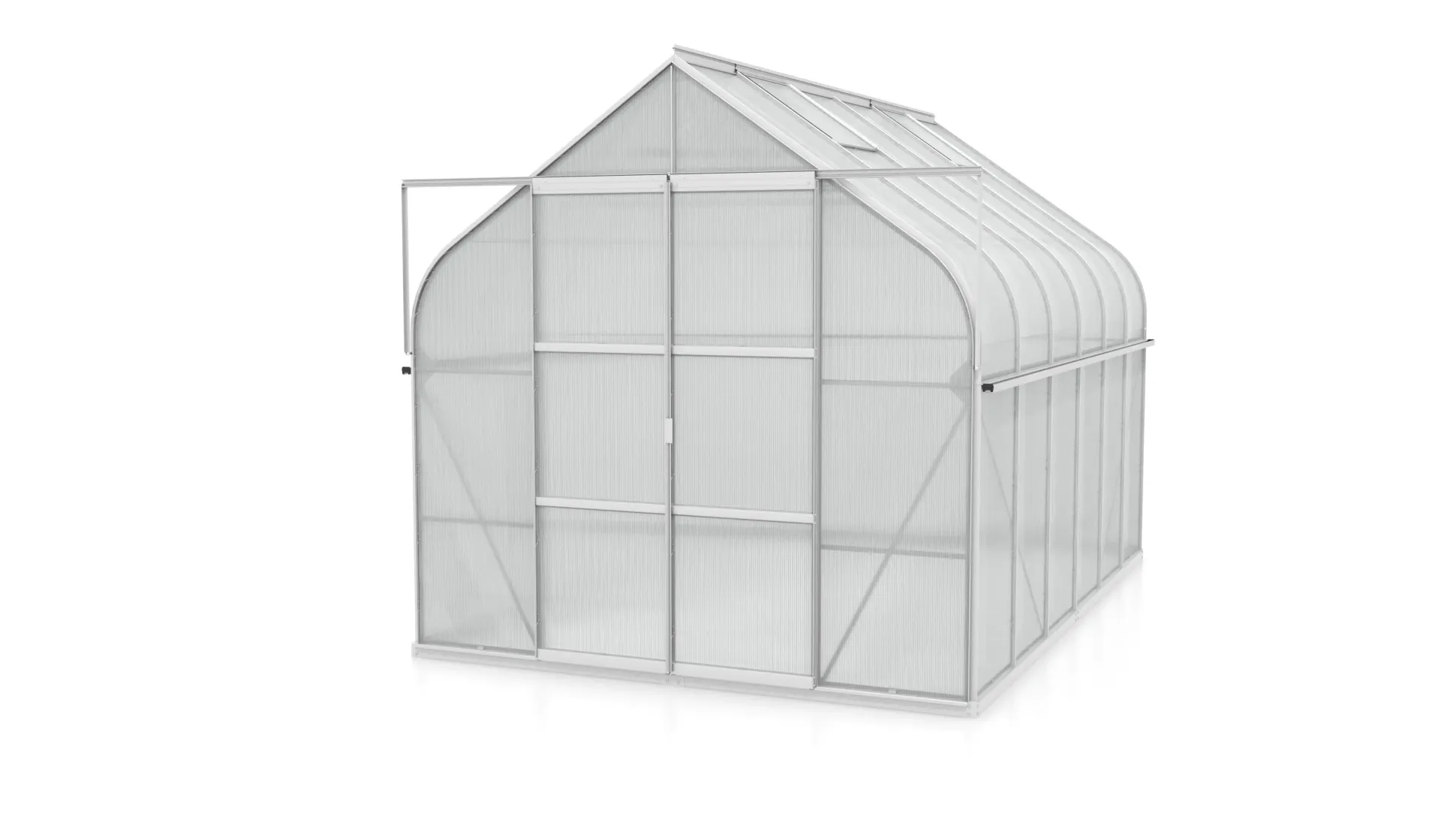 Vitavia Gewächshaus-Set Dione 9900 HKP 4 mm alu 254 x 378 cm